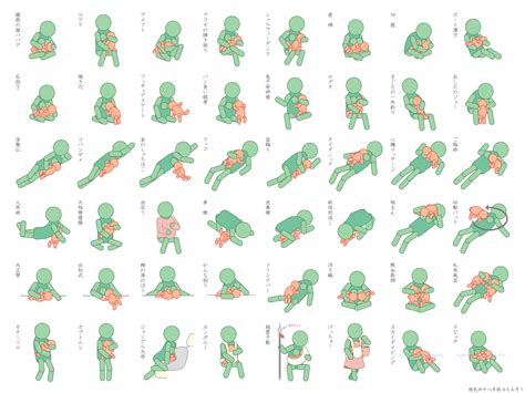 【48手一覧】セックスの体位「大江戸四十八手」全種類をイラス。